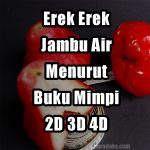 Erek Erek Jambu Air 2D 3D 4D Menurut Buku Tafsir Mimpi Lengkap