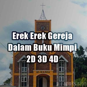 Erek Erek Gereja 2D 3D 4D Dalam Buku Mimpi