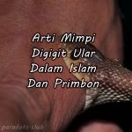 Arti Mimpi Digigit Ular