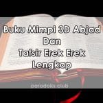 Buku Mimpi 3D Abjad Dan Tafsir Erek Erek Lengkap